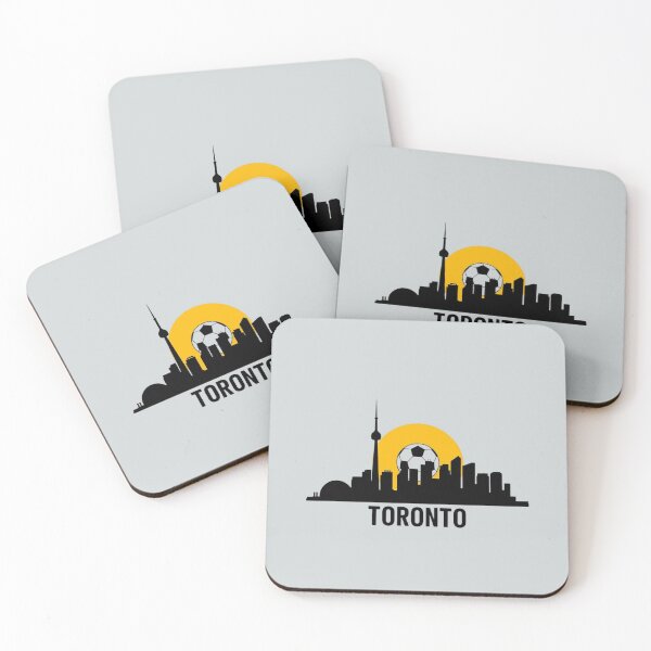 Item preview, Toronto Skyline Soccer Sunset Art designed and sold by Zakrytos ★★★★★.