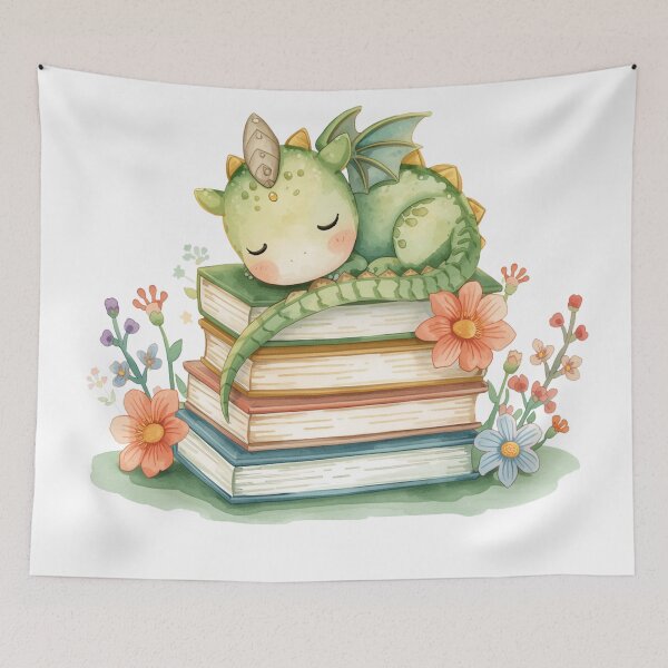 Item preview, Book dragon designed and sold by uunaa.