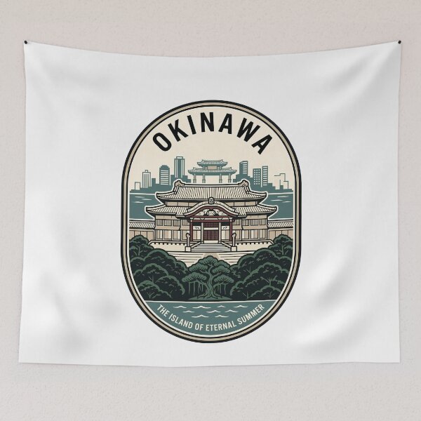 Item preview, Vintage Okinawa Japan Shuri Castle Travel Badge designed and sold by k3rstman1.