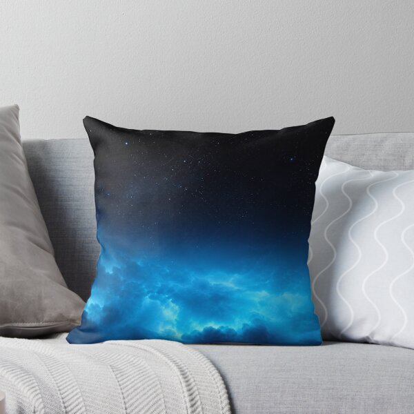 Item preview, Electric Blue Nebula Night Sky Art designed and sold by irfanshikh.
