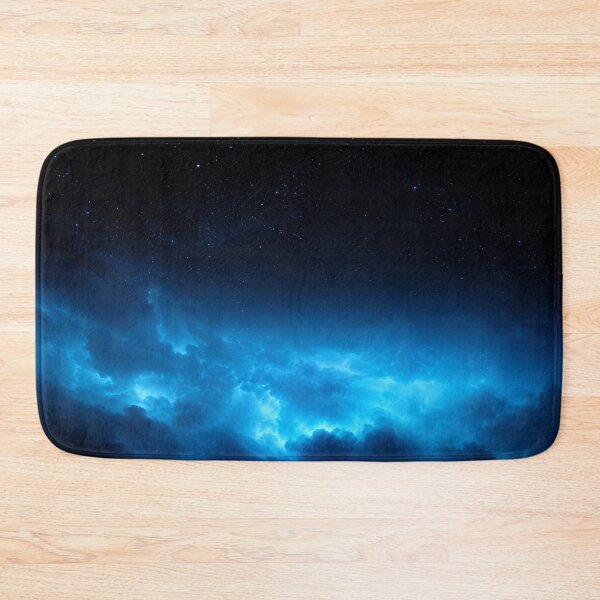 Item preview, Electric Blue Nebula Night Sky Art designed and sold by irfanshikh.