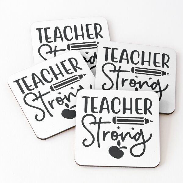 Item preview, Teacher Strong - Inspirational School Mentor Professional Gift designed and sold by FuzionRaptor.