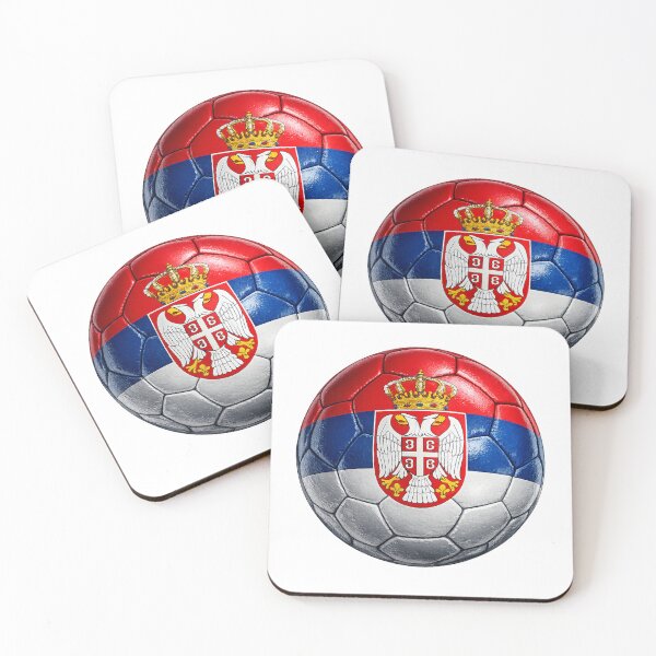Item preview, Serbia Football Flag Design designed and sold by redsharkuk.