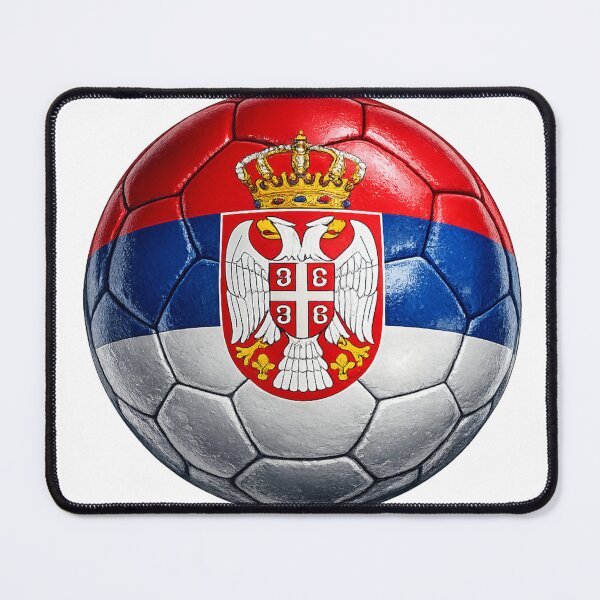 Item preview, Serbia Football Flag Design designed and sold by redsharkuk.