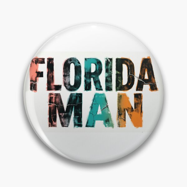 Item preview, *Distressed Florida Man Retro Text Art* designed and sold by Petringo.