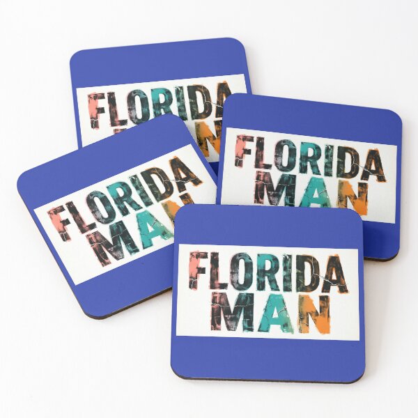 Item preview, *Distressed Florida Man Retro Text Art* designed and sold by Petringo.