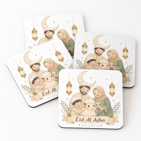Item preview, Cute Eid Family With Sheep designed and sold by best-2025.