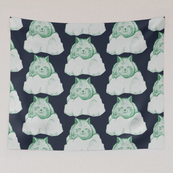 Item preview, Sleepy Cat on Cloud designed and sold by kinpirks.
