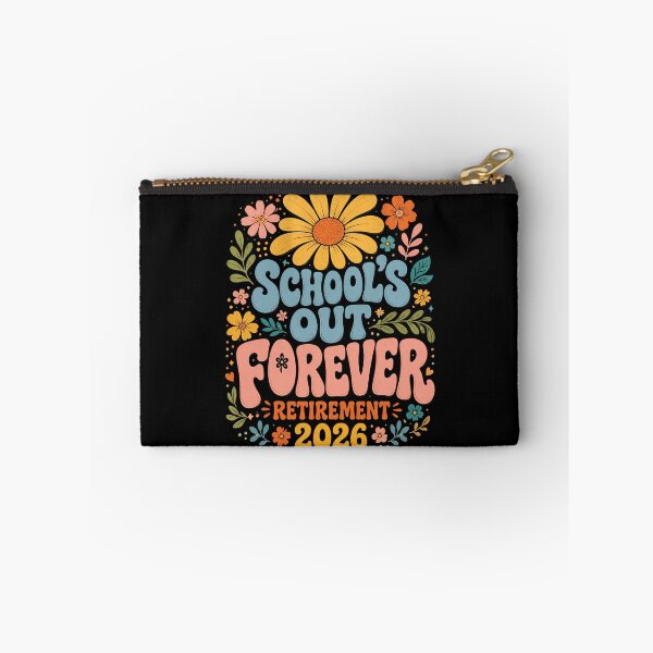 Item preview, School’s Out Forever Retirement 2026 | Retro Teacher Retirement Floral Design designed and sold by ArcaneArtistry.