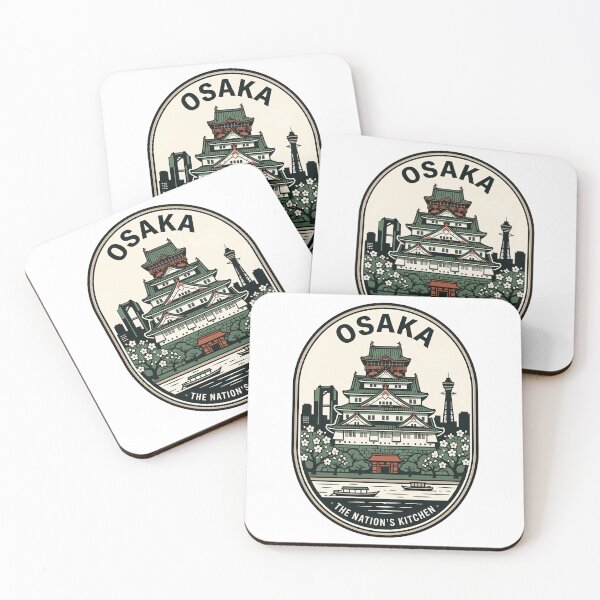 Item preview, Vintage Osaka Japan Castle Travel Badge designed and sold by k3rstman1.