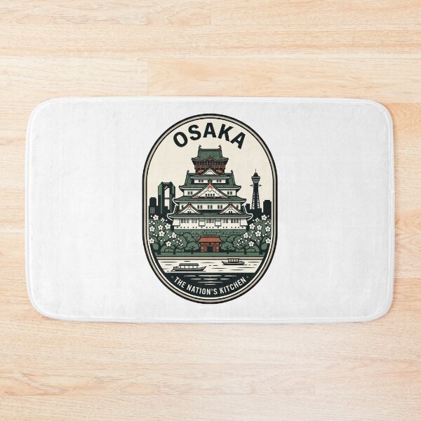 Item preview, Vintage Osaka Japan Castle Travel Badge designed and sold by k3rstman1.