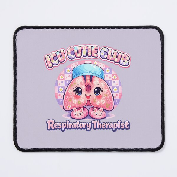 Item preview, Cute Kawaii Lungs Respiratory Therapist ICU Cutie Club Floral Nurse Aesthetic Medical Worker Week Design designed and sold by ClinicalHubs.