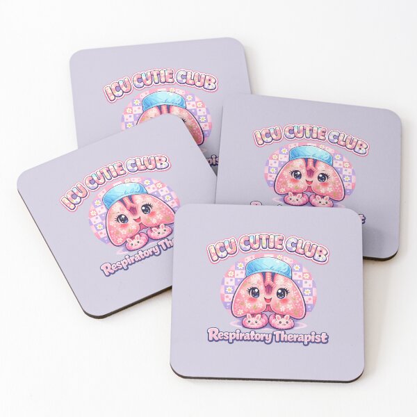 Item preview, Cute Kawaii Lungs Respiratory Therapist ICU Cutie Club Floral Nurse Aesthetic Medical Worker Week Design designed and sold by ClinicalHubs.