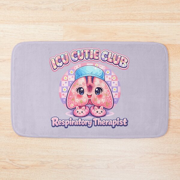 Item preview, Cute Kawaii Lungs Respiratory Therapist ICU Cutie Club Floral Nurse Aesthetic Medical Worker Week Design designed and sold by ClinicalHubs.