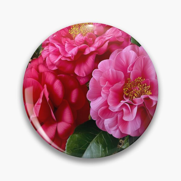 Item preview, Rococo Camellia Royale – Luxurious Botanical Elegance designed and sold by VelvetThornsArt.