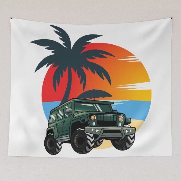 Item preview, Copy of Copy of Copy of Classic car edition On Beach #AA25 designed and sold by barochebyra.
