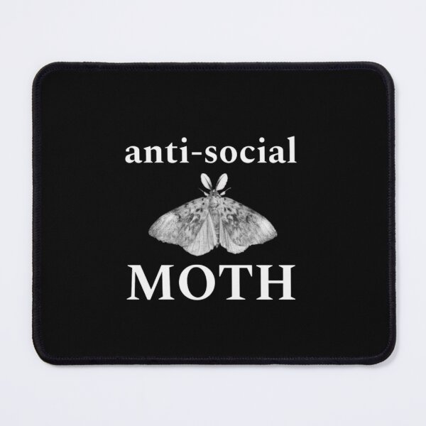 Item preview, anti-social moth designed and sold by indie cottage.