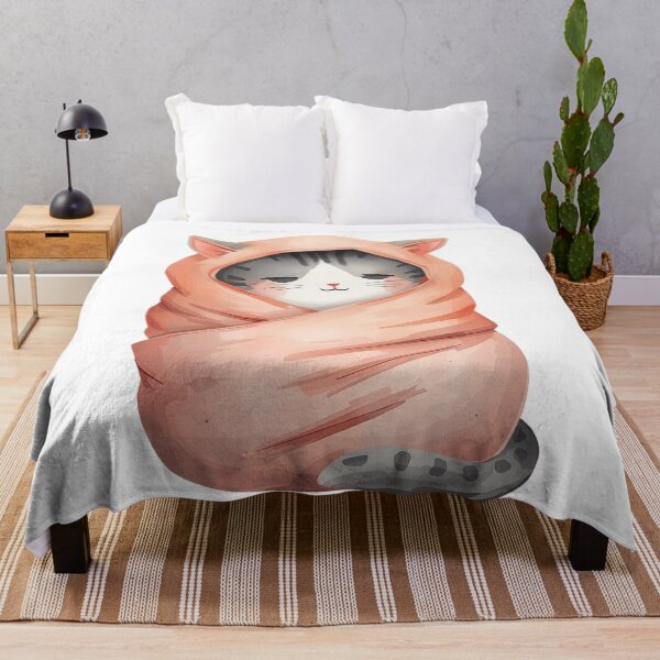Item preview, Blanket cat designed and sold by uunaa.