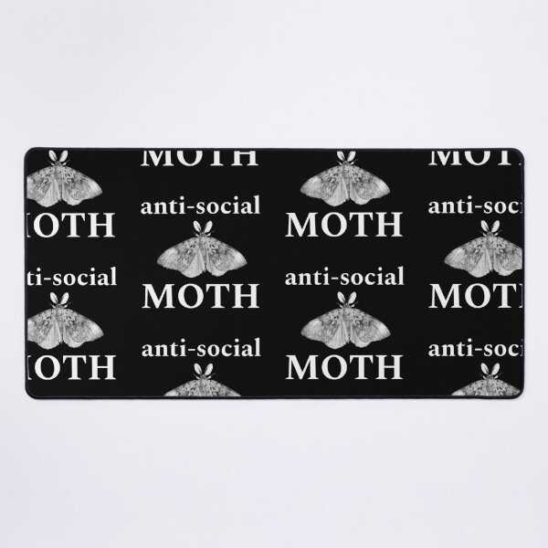 Item preview, anti-social moth designed and sold by indie cottage.