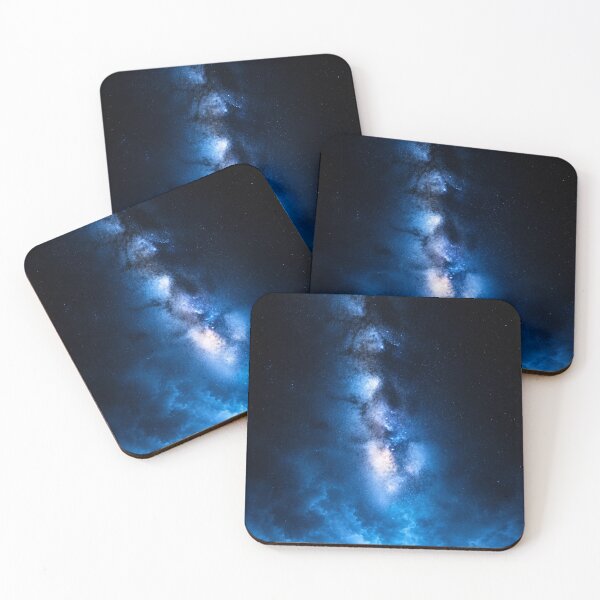 Item preview, Milky Way Blue Haze Galaxy art designed and sold by irfanshikh.