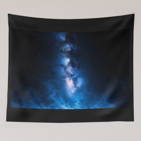 Item preview, Milky Way Blue Haze Galaxy art designed and sold by irfanshikh.