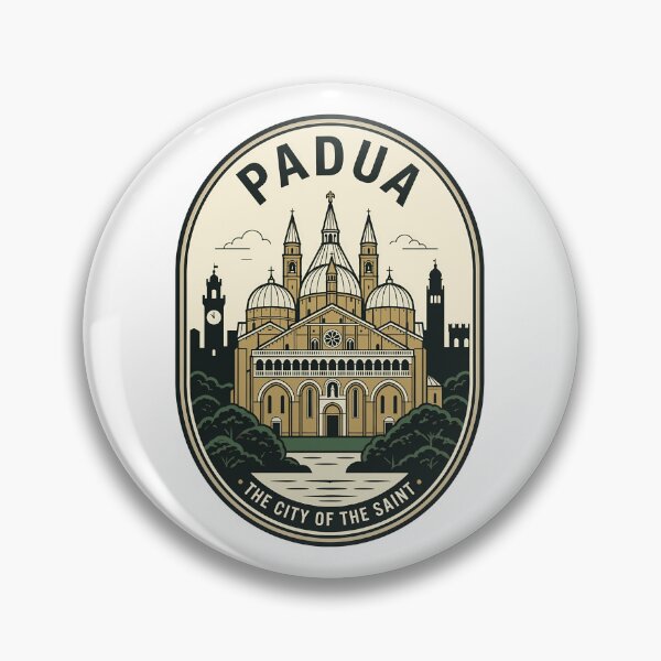 Item preview, Padua Italy Saint Anthony Basilica Travel Badge designed and sold by k3rstman1.