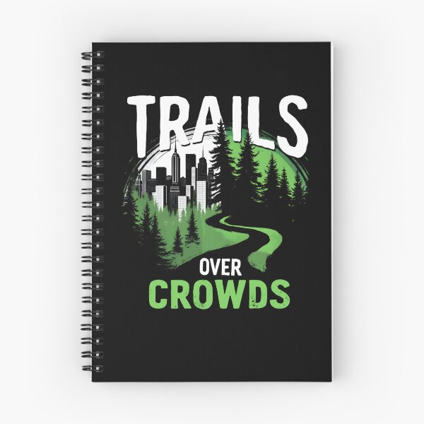 Item preview, Trails Over Crowds Forest Bathing Trails designed and sold by MooonTees.
