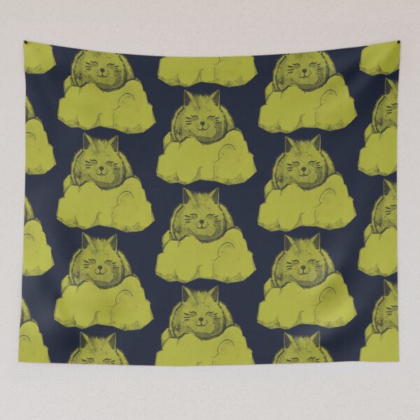 Item preview, Sleepy Cat on Cloud designed and sold by kinpirks.