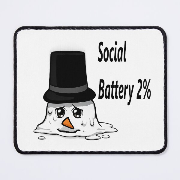 Item preview, Social Battery at 2% designed and sold by Mother Daughter Drawings .