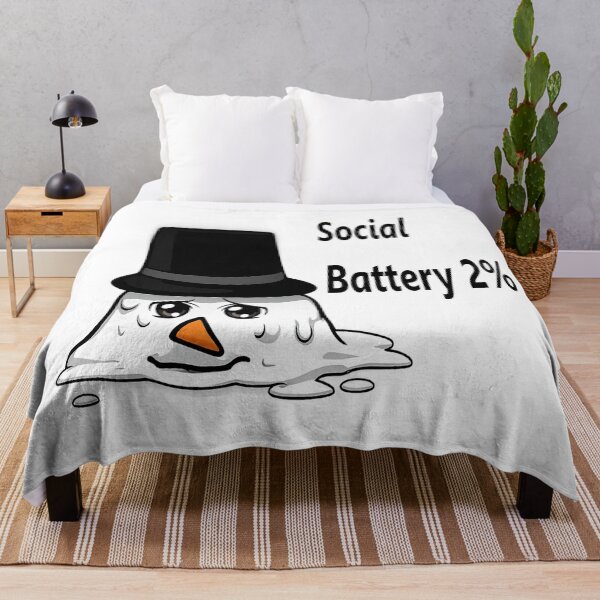 Item preview, Social Battery at 2% designed and sold by Mother Daughter Drawings .