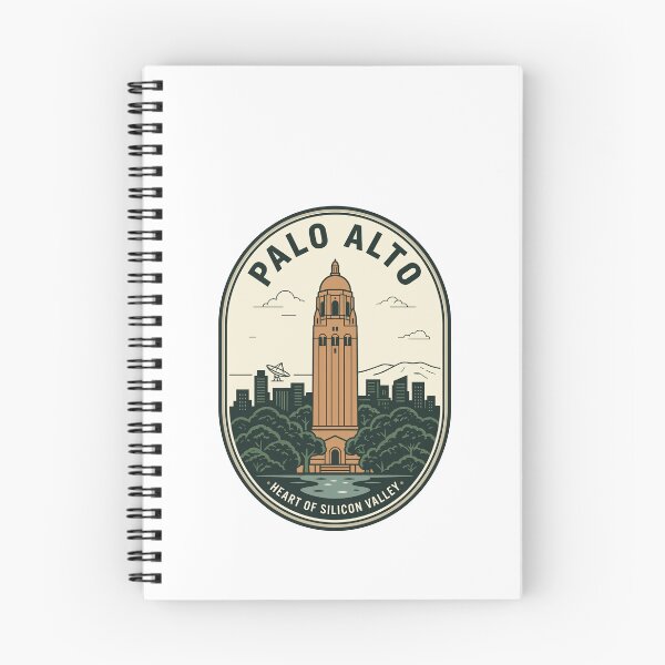 Item preview, Vintage Palo Alto Silicon Valley Hoover Tower Badge designed and sold by k3rstman1.