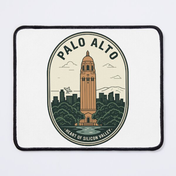 Item preview, Vintage Palo Alto Silicon Valley Hoover Tower Badge designed and sold by k3rstman1.