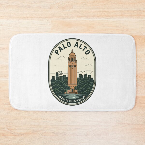 Item preview, Vintage Palo Alto Silicon Valley Hoover Tower Badge designed and sold by k3rstman1.