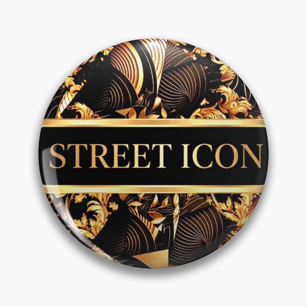 Item preview, Street Icon Baroque Gold and Black Luxury Pattern designed and sold by Stree-Icon-Shop.
