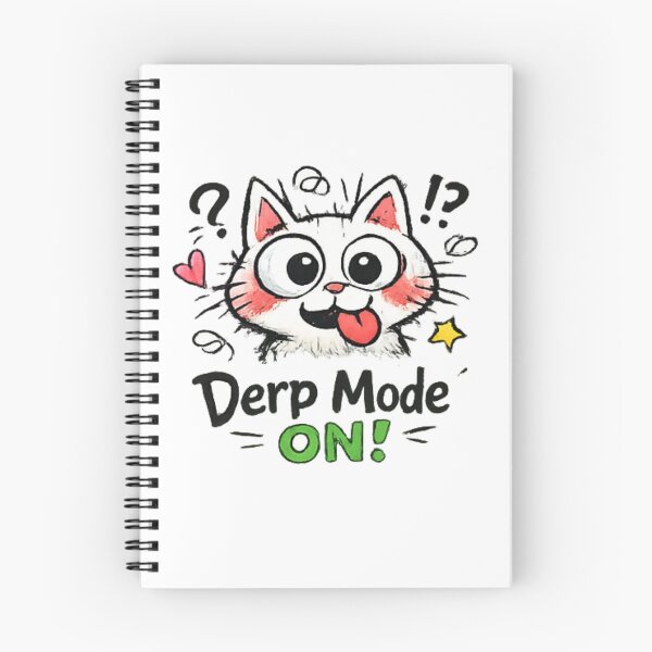 Item preview, Derp Mode ON Funny Cat Shirt | Cute Confused Kitty Meme Design for Cat Lovers designed and sold by FeelFreeStore.
