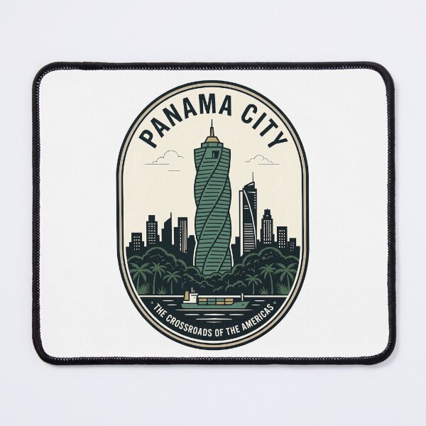 Item preview, Vintage Panama City Skyline F&F Tower Badge designed and sold by k3rstman1.
