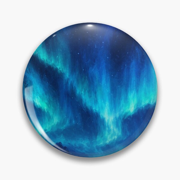 Artikelvorschau, Arktische Aurora Borealis Blauer Nebel Kunst entworfen und verkauft von irfanshikh.