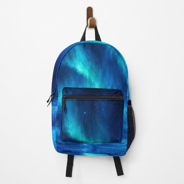 Item preview, Arctic Aurora Borealis Blue Mist Art designed and sold by irfanshikh.