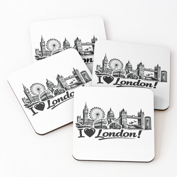 Item preview, I love the London skyline designed and sold by Stickimaison.