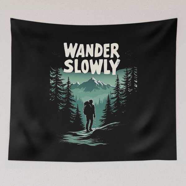 Item preview, Wander Slowly Forest Bathing Trails designed and sold by MooonTees.