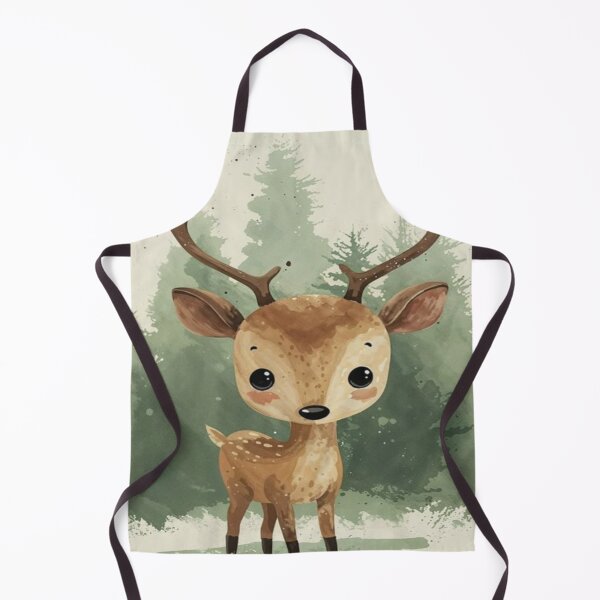 Item preview, Sweet Baby Stag Forest Artwork designed and sold by NivyasArtistry.