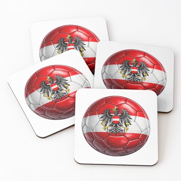 Item preview, Austria Football Flag Design designed and sold by redsharkuk.