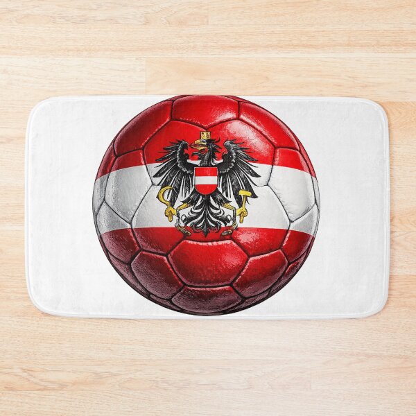Item preview, Austria Football Flag Design designed and sold by redsharkuk.