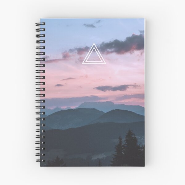 Item preview, Minimalist Journal - Mountains at Dawn designed and sold by WriteAesthetics.