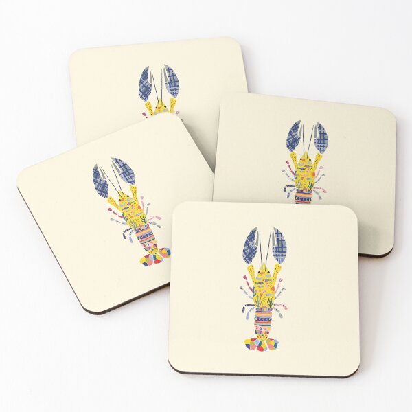 Item preview, Colorful Coastal Lobster Illustration designed and sold by Islabonita..