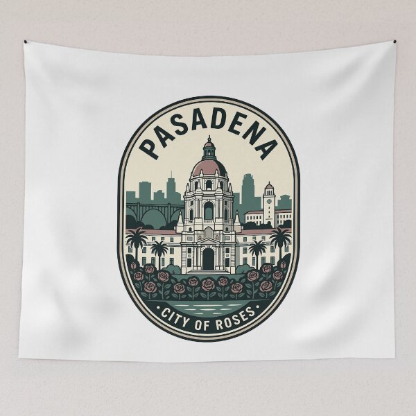 Item preview, Vintage Pasadena City of Roses Travel Badge designed and sold by k3rstman1.