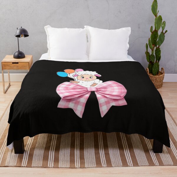 Item preview, Cute Eid Mubarak Lamb with Pink Bow Aid Al Adha T-shirt  designed and sold by New Art.