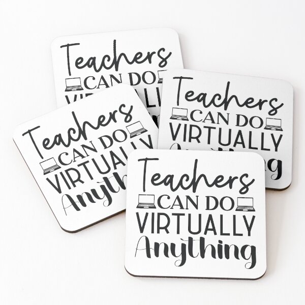 Item preview, Teachers Can Do Virtually Anything - Funny Online Mentor School Gift designed and sold by FuzionRaptor.