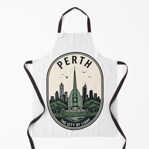 Item preview, Retro Perth Australia City of Light Skyline designed and sold by k3rstman1.