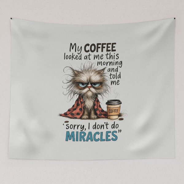 Item preview, Cats My Coffee Looked at me This Morning and told me fot Cats Lover designed and sold by MalwasBasket.